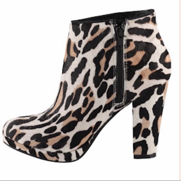 aldo leopard booties